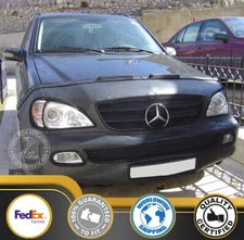 FULL MASK Car Bra For Mercedes ML W163 1998 99 2000 2001 2002 03 04 2005 w/ FOGS