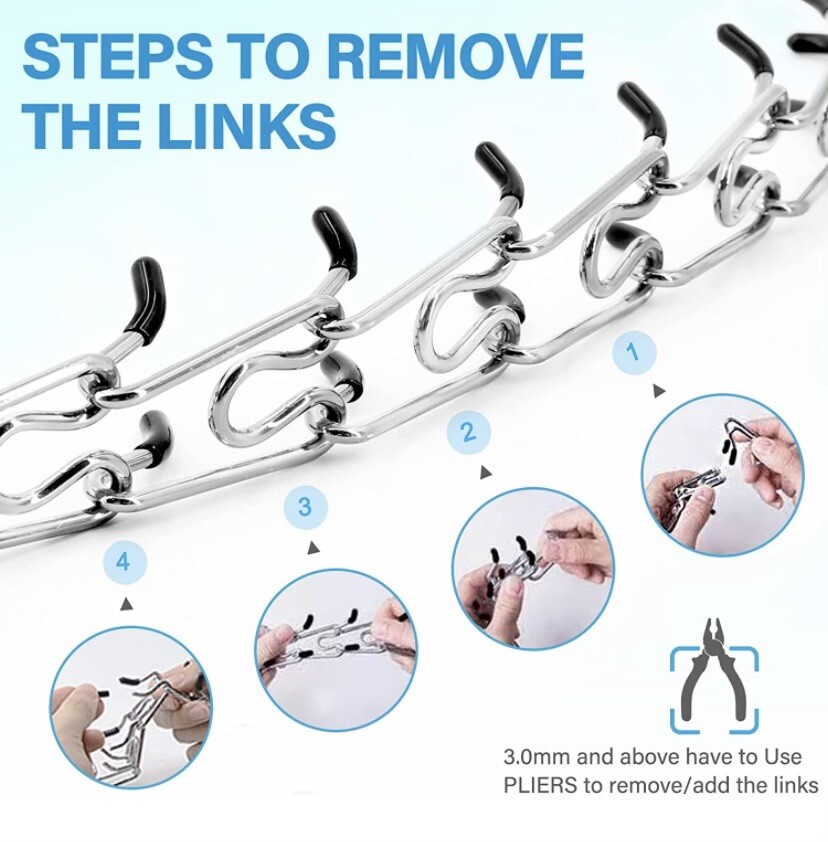 Supet Dog Prong Collar Adjustable Pinch Training Collar Quick Release