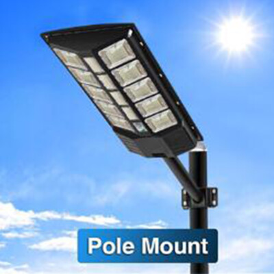 99000000LM 5000W Commercial LED Solar Street Light Dusk to Dawn Road Lamp NEW