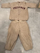 STALL & Dean Freshmen Player Issued  Baseball Uniform Pants Jersey Wool Vintage