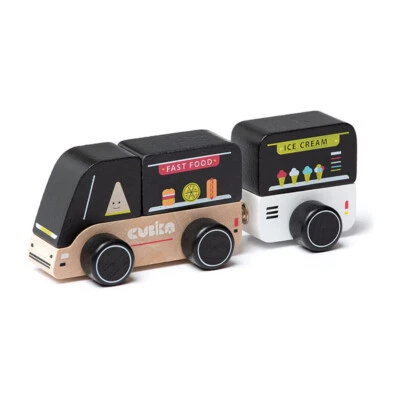 Cubika 15542 Food Truck mit Anhänger Holz - Bild 1 von 3