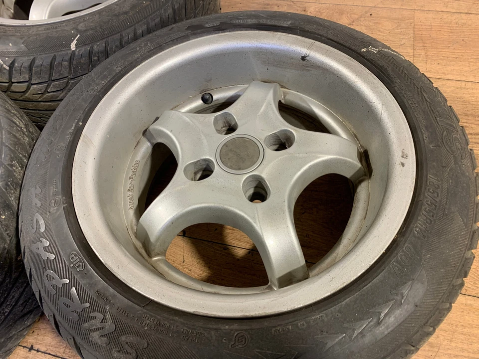 Brock Alufelgen Felgen 14 Zoll B 5714 Lochkreis 4x100 ET 25  BMW Opel VW . 7Jx14 - Bild 4 von 4