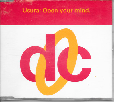 USURA - Open your mind CD MAXI SINGLE 4TR Italo Euro House 1992 (Deconstruction)