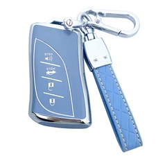 Yuebutor Key Fob Cover Case Fit for Lexus ES NX GX RX UX LC LS UX Accessories