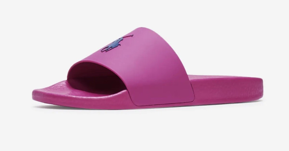 NEW Polo by Ralph Lauren Pink Slide Men\'s Sandals (Size 11) - NO BOX Polo Ralph Lauren Polo Slide Sandals Pink Sandals & Slides  main image 4