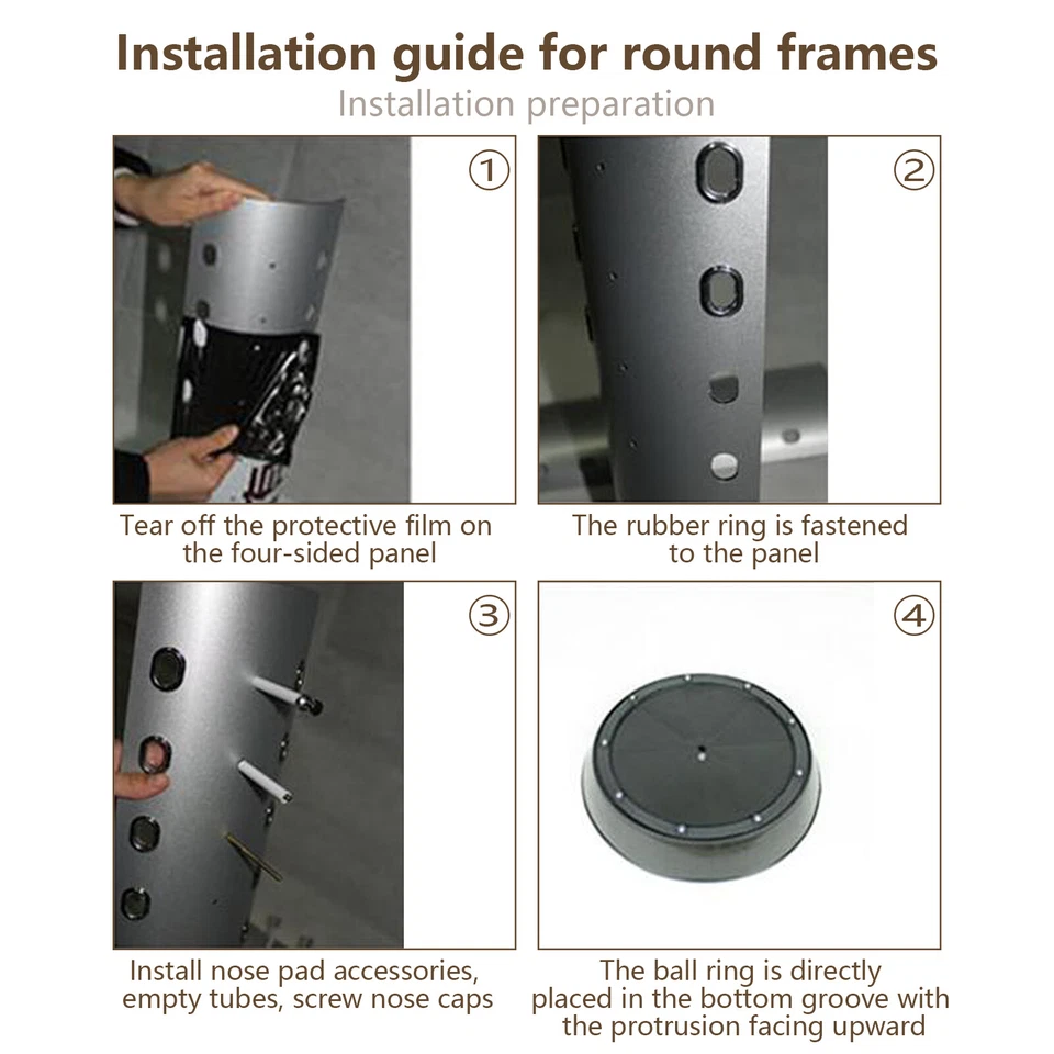 Glasses Rack Holder Sunglasses Display Stand Organizer 360° Rotating 44 Pairs US - Image 4 of 4