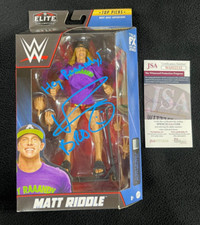 Matt Riddle Signed & Inscribed Hey Raaandy Elite Top Picks Action Figure JSA COA