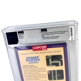 NES Street Fighter 2010 WATA 9.8 Factory Sealed Graded Nintendo Game