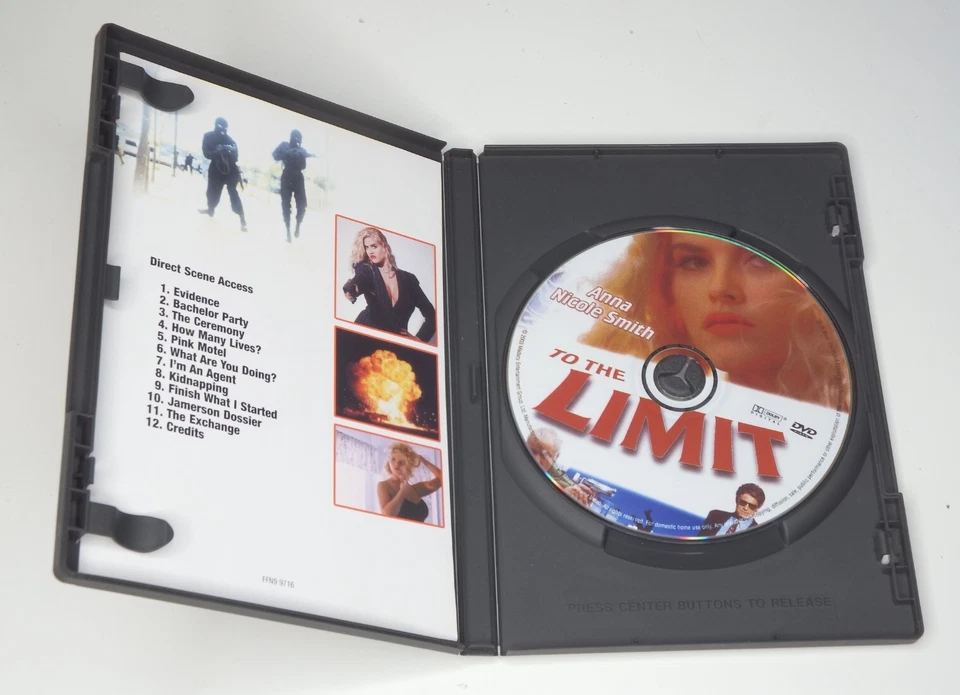 To the Limit (DVD, 1995 Film) Anna Nicole Smith, Michael Nouri, Rare & OOP - Image 3 of 3