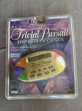 Trivial Pursuit The Best Of Genus Electronic HandHeld Game 1997 New 40754