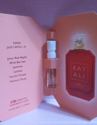 HUDA KAYALI EDEN JUICY APPLE 01  edp .05oz/1.5mL Trial Spray Vial NEW