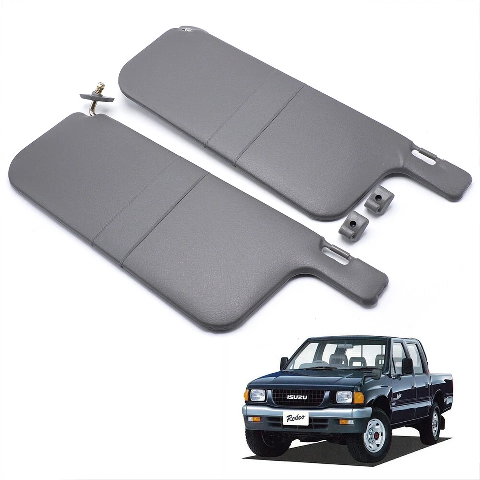 Parasol delantero derecho + derecho gris para camioneta Isuzu TFR Holden Rodeo 1997 2002 Foto 2 de 4