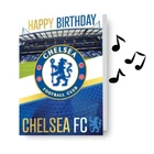 Chelsea Football Club Birthday Card Sound Musical Card Official Product