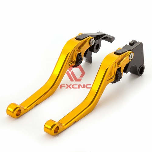 Gold CNC Thumb Wheel Rollera Clutch Brake Levers For Scrambler Cafe Racer 2017 - Picture 9 of 11