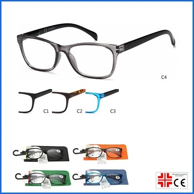 OCCHIALI DA LETTURA Graduati uomo donna custodia Certificati OFFERTA