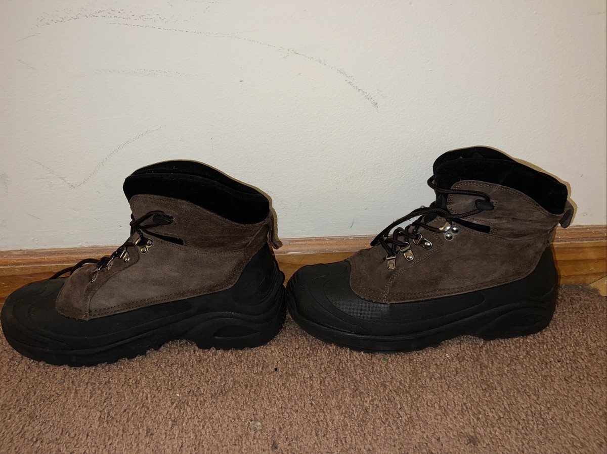 Itasca ThermoLite Insulated Leather Rubber Weatherproof Bean Duck Boots 11 ITASCA Thermolite Insulated Men main image 3