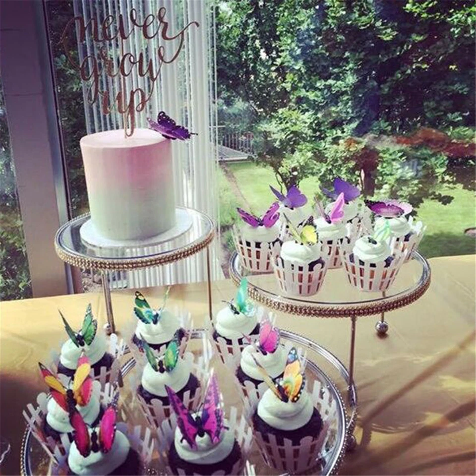 12Pcs 3D Butterfly Wall Stickers Removable Mural Decals DIY Art Home Decoration☾ - Image 2 of 4