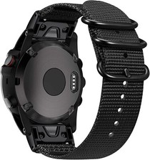 Band for Garmin Fenix 7X/6X/5X/Fenix 3/3HR 26mm Quickfit Soft Nylon Sport Strap