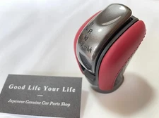 Nissan R35 GTR GT-R Nismo Shift Knob Red Black Leather New OEM Parts Genuine JDM