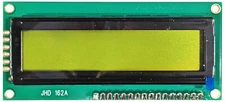 16x2 Dot Matrix Backlit LCD Module w/ Header Pins, Includes Driver & Controller