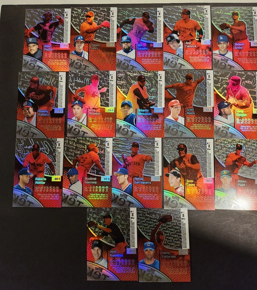 2000 Topps Tek Different players & patterns -  Pick your card - FREE SHIPPING - Image 2 of 2