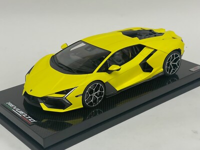 1/18 MR Collection Lamborghini Revuelto Matte Yellow Clarus Carbon