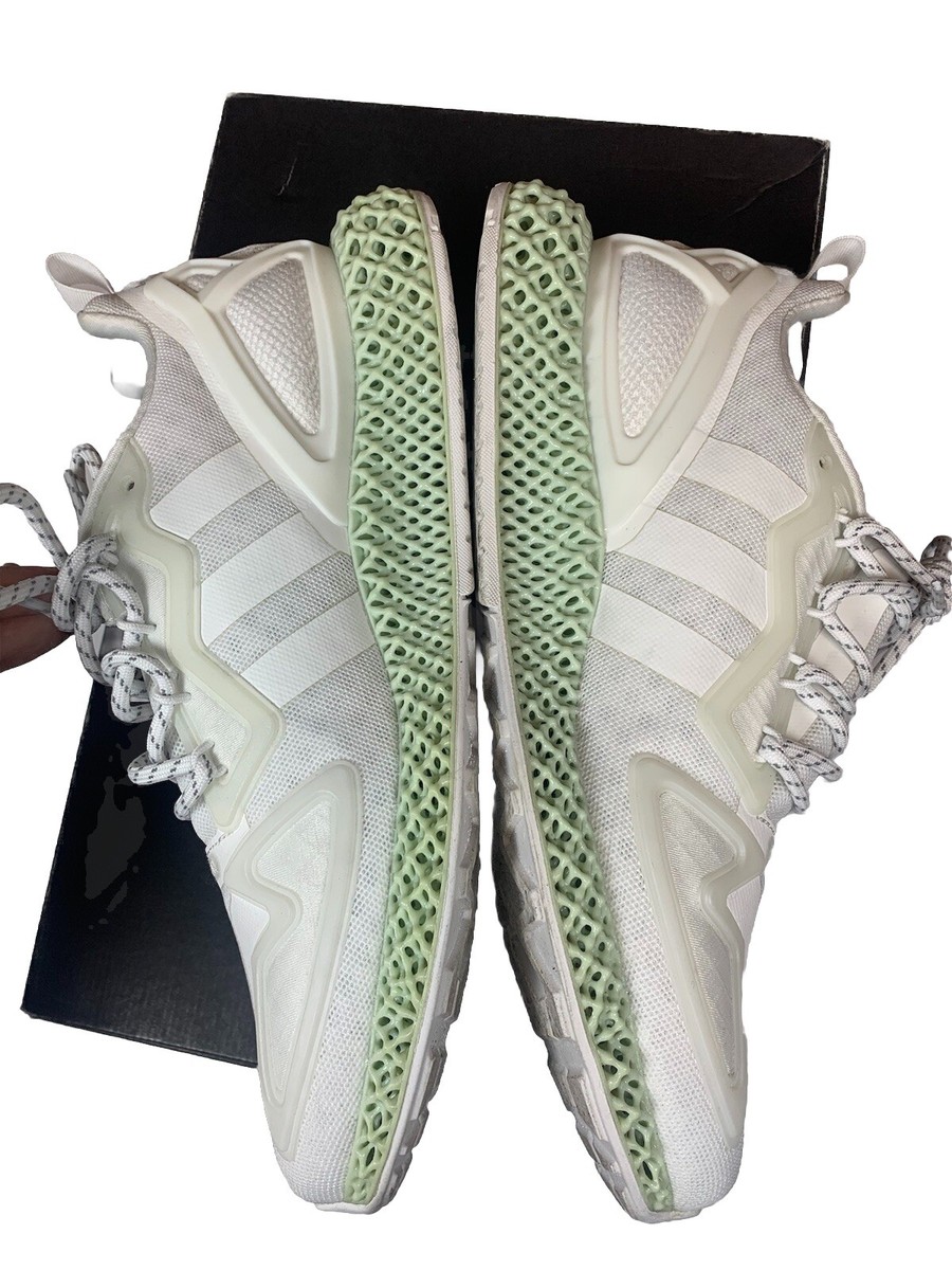 Size 7 - adidas ZX 2K 4D Triple White [CLEAN SEE PICS] | eBay