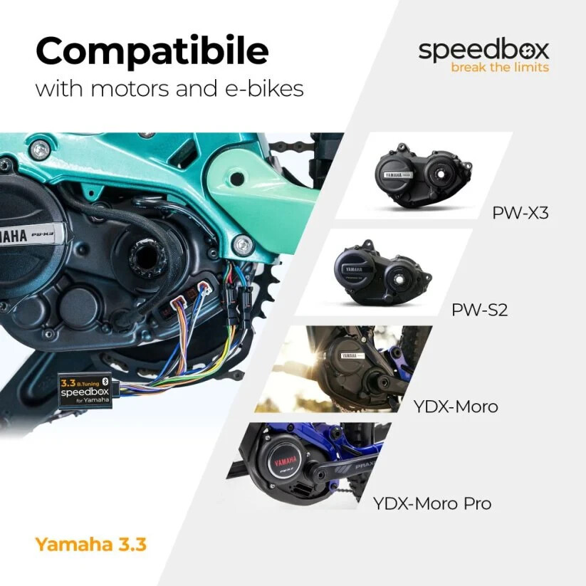 SpeedBox 3.4 – Puce Tuning Yamaha CrossCore RC / Wabash, Débridage Vitesse 99 Km/h, Affichage Temps Réel, Installation Facile