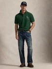 Polo Ralph Lauren Classic Fit Dog Embroidered Polo Shirt Green RRP 110.00€