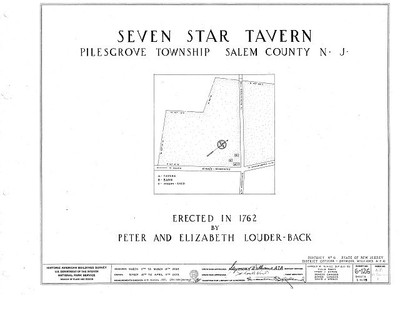 Seven Star Tavern,Woodstown,Salem County,NJ,New Jersey,HABS,Building Survey,16