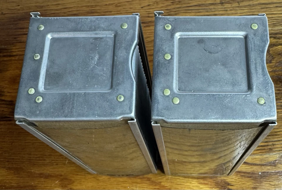 2-Eastman Kodak Automatic Slide Changer Mags 36 2x2 Slides ea. Vintage USA — 第 3/4 张图片