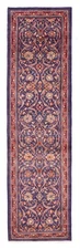 Vintage Hand-knotted Runner Rug 2'9" x 10'6" Traditional Oriental Wool Carpet