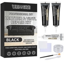 WERBME Leather Vinyl Repair Kit Black