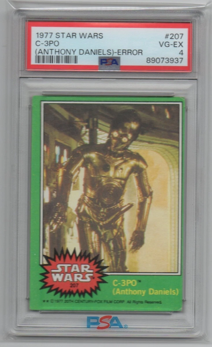 rare c3po trading card Star Wars card #98 1977 Topps See Threepio C3PO at Amazon's Entertainment  Collectibles Store main image 1