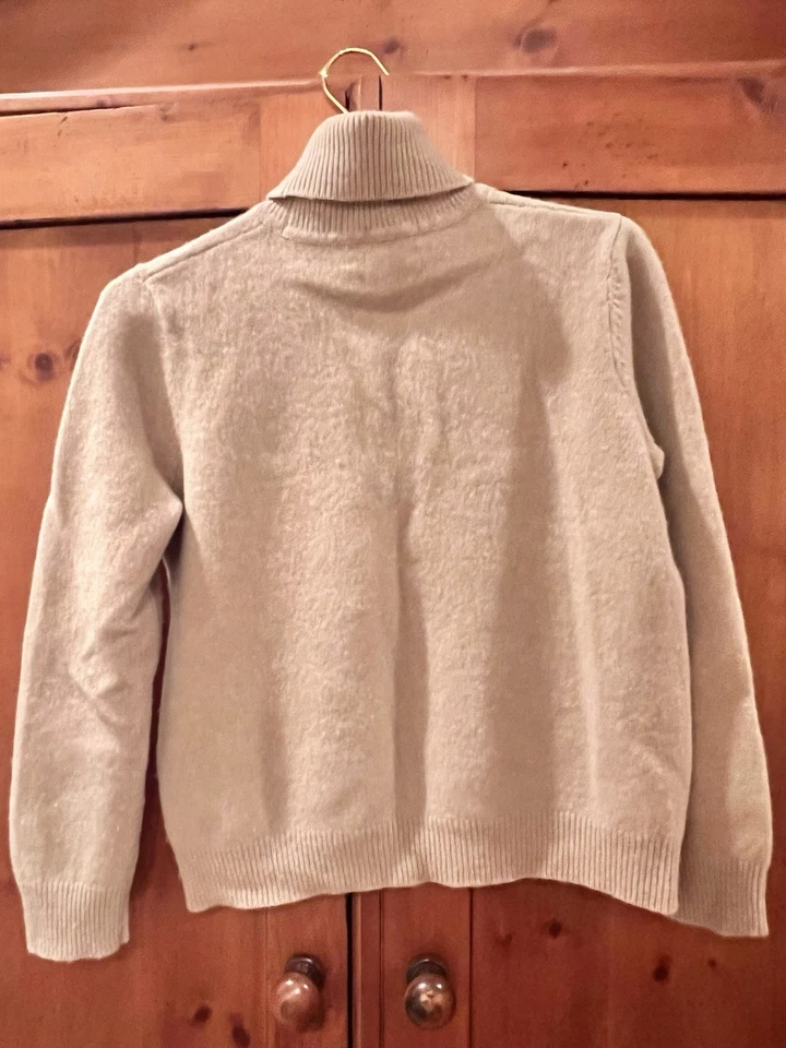 Vintage Lauren Ralph Lauren Lambs Wool Turtleneck Sweater L Equestrian Polo 90s - Image 2 of 4