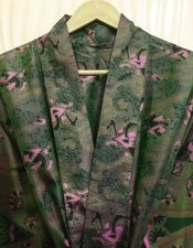 Silk Kimono - Woman's Robe / Long Nightgown - KMO5756