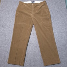 Polo Ralph Lauren Corduroy Pants Mens 40x34 Brown Philip Relaxed 40X29 Actual