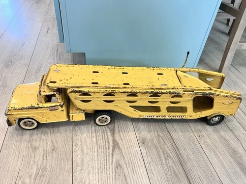 Vintage Tonka 1960s Car Hauler Car Carrier Toy Truck