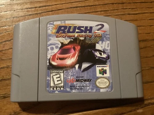 Rush 2 Game For Nintendo 64 In Excellent Condition