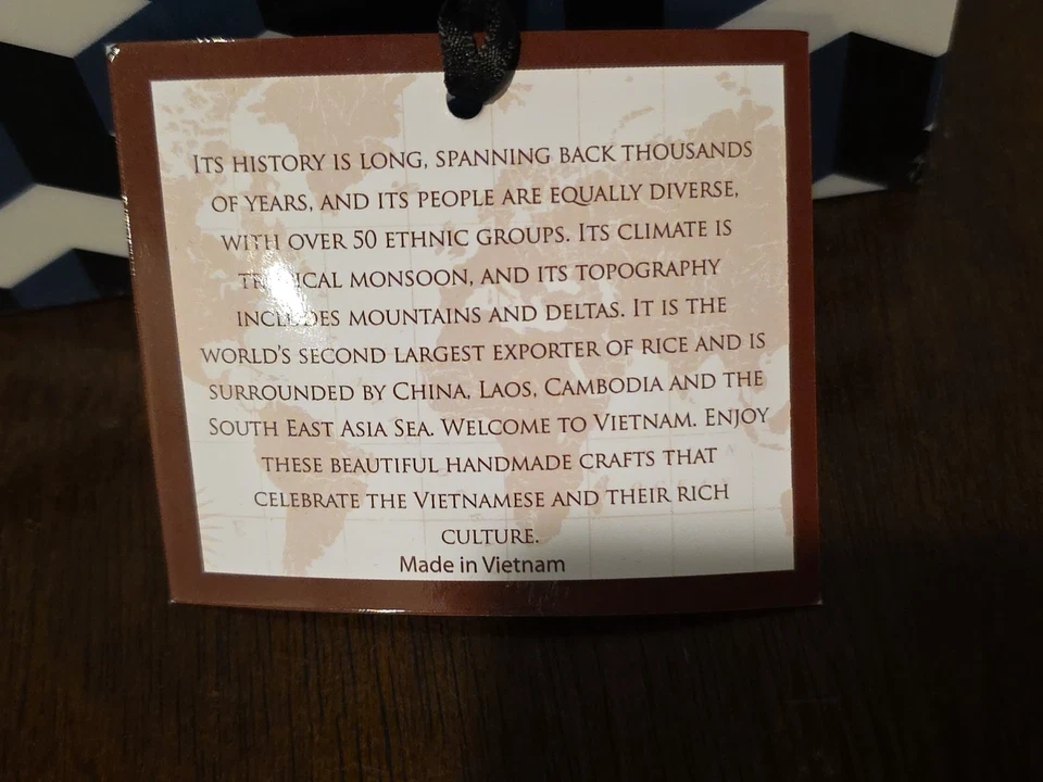 几何设计存储容器盒铰链盖 ~ 7 英寸平方 x 5 英寸 t 手工制作 V 码 — 第 4/4 张图片