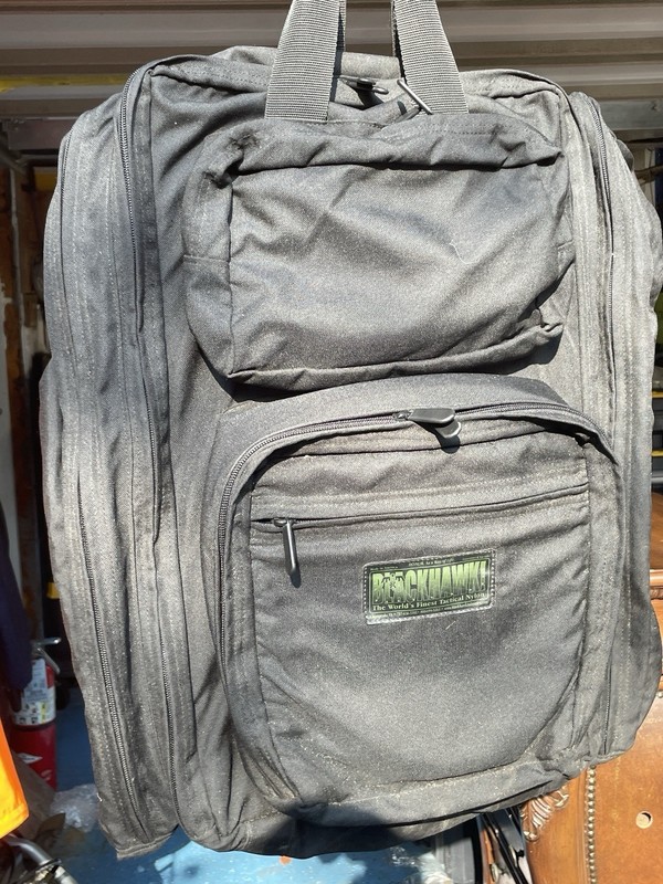 Blackhawk Enhanced Divers Bag Black Wheels Multi Pocket Travel Deployment