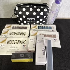 Lot Of 5 Color Street Nail Strips Brand New Plus Bonus