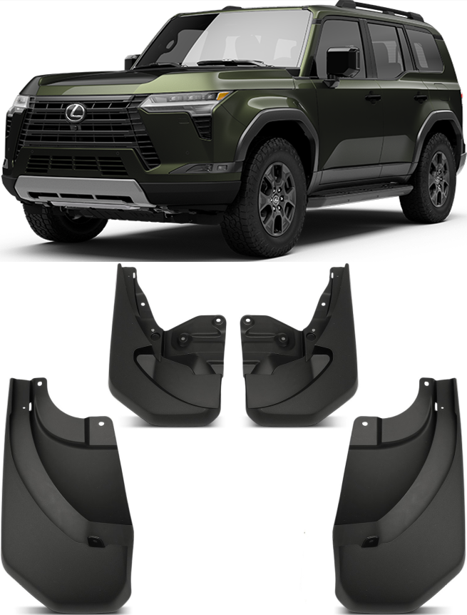 Genuine Full Set Splash Guards Mud Flaps FOR 2024-2026 Lexus GX