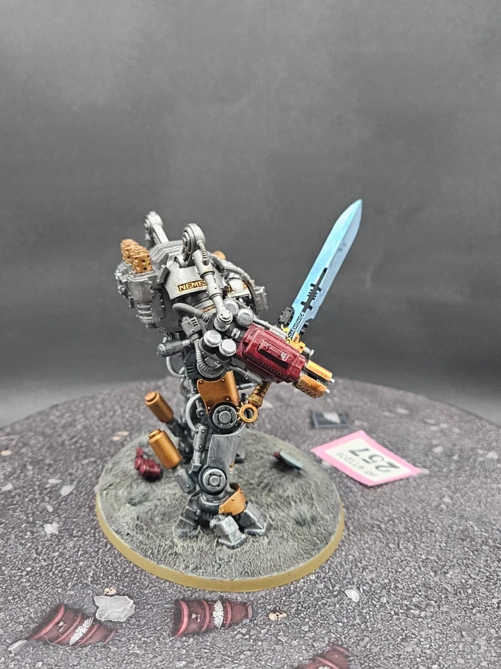 Nemesis Dreadknight Magnetised Base [#257] Well Paint Grey Knights Warhammer 40k - Image 4 of 4