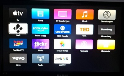 Apple TV 3. Generation A1469 Full HD Streaming Media Player inkl. Kodi Player