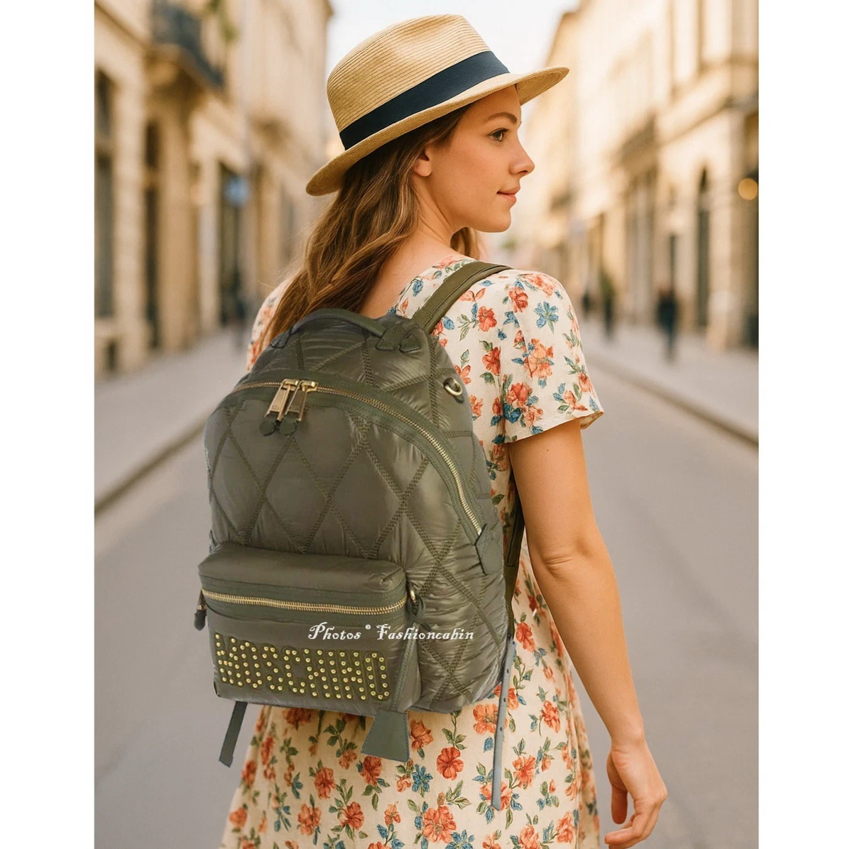 Moschino Backpack Handbags Bags & Nylon Exterior for Women for