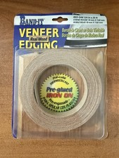 Band-it Real Wood Pre-Glued Iron On Veneer Edging 3/4in X 25ft RED OAK