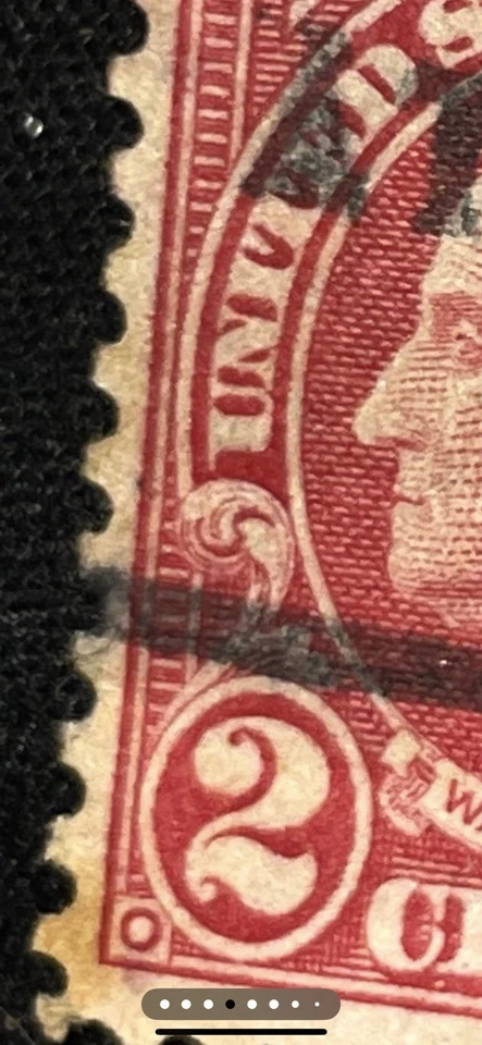US Stamp #634a, Type 2, Used, Wash, 2cent P11x10.5, Carmine, AT, GA Precancel - Image 4 of 4