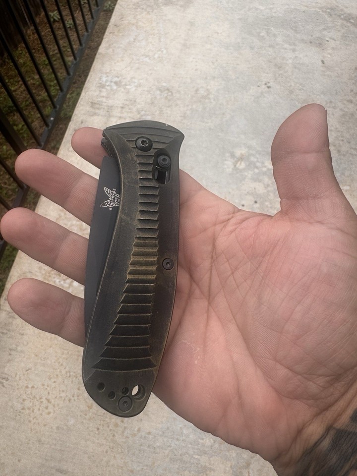 Benchmade Presidio Axis Lock Spring Assisted Knife Black Aluminum | eBay