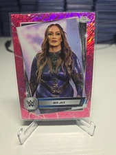 2025 Topps Chrome WWE - Nia Jax #175 Pink Shimmer Refractor